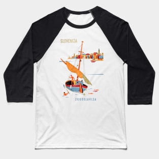 Slovenia, Yugoslavia Baseball T-Shirt